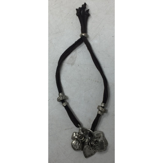 Adjustable Women's Bracelet with Heart Charms on it