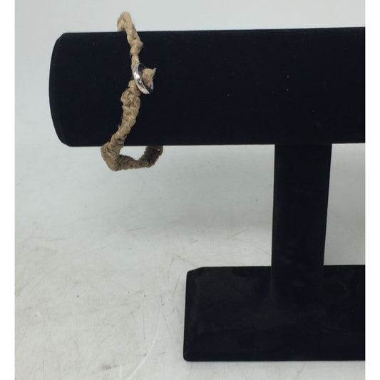 Unisex Brown Colored Braided Bracelet/Anklet