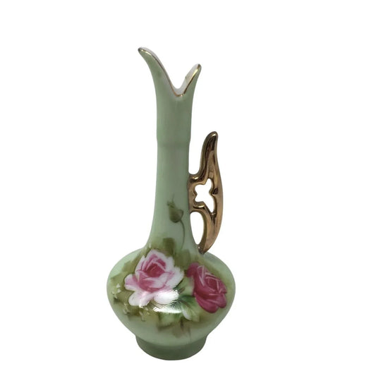 Vintage Hand Painted Lefton China 748 Mini Bud Vase - A+ Stuff