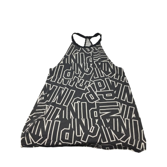 Womens PINK Victoria's Secret Super Soft Black and White Tank Top - A+ Stuff