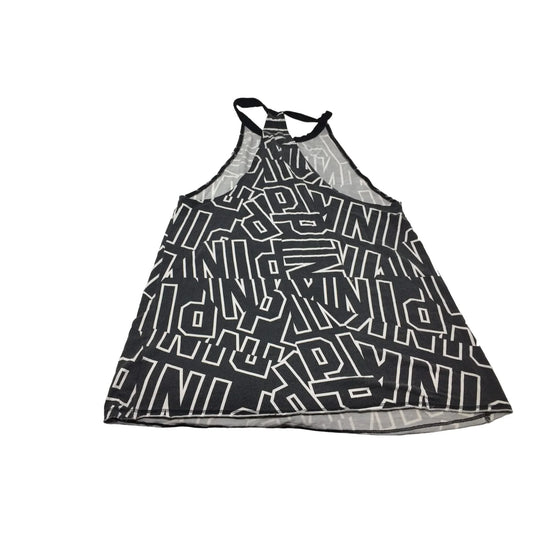 Womens PINK Victoria's Secret Super Soft Black and White Tank Top - A+ Stuff