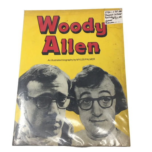 Vintage Woody Allen An Illustrated Biography Paperback book by Myles Palmer - A+ Stuff