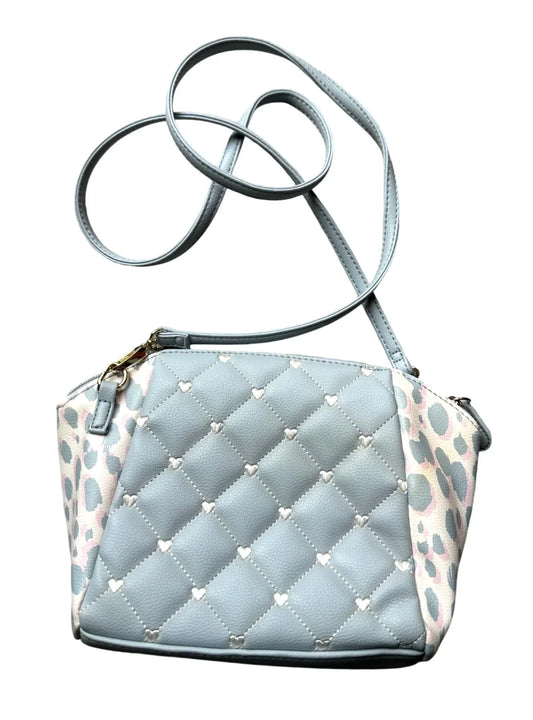 Luv Betsey - Betsey Johnson Blue, White & Pink Accent Crossbody Bag - New with Tags - A+ Stuff