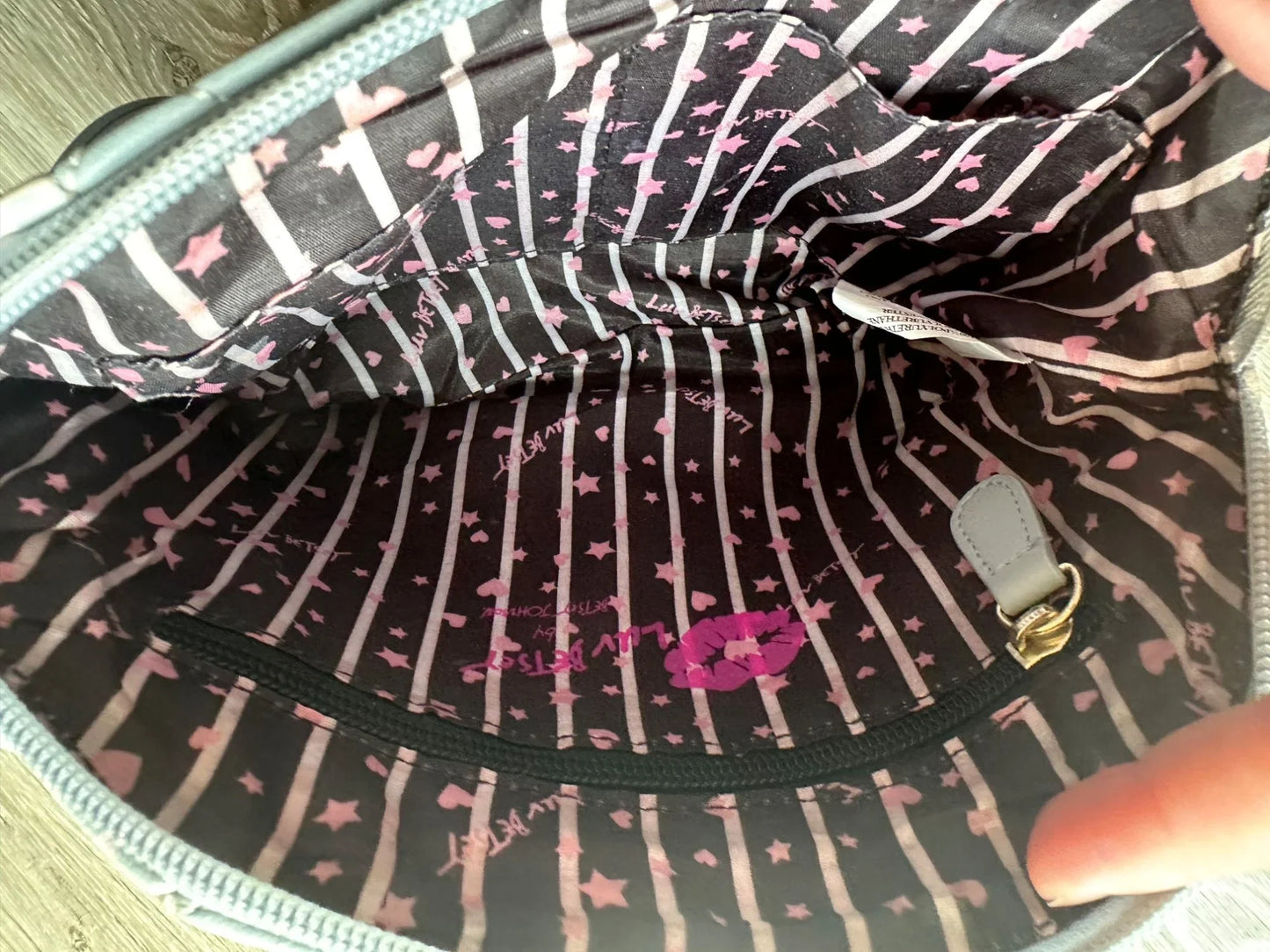 Luv Betsey - Betsey Johnson Blue, White & Pink Accent Crossbody Bag - New with Tags - A+ Stuff