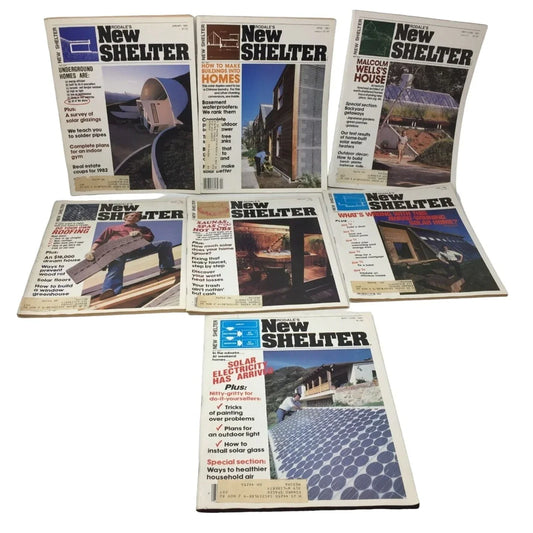 NEW SHELTER VINTAGE 1981/1982 MAGAZINES (7) - A+ Stuff