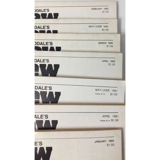 NEW SHELTER VINTAGE 1981/1982 MAGAZINES (7) - A+ Stuff