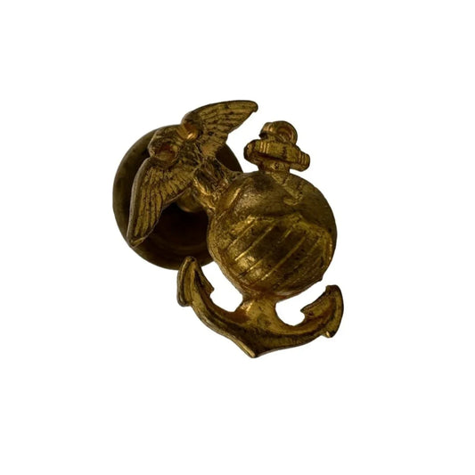 Vintage WWII U.S. Navy Military Eagle Globe Anchor Lapel Hat Pin - A+ Stuff