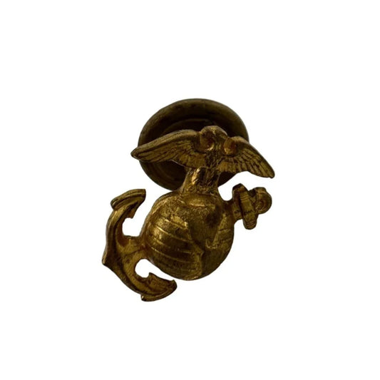 Vintage WWII U.S. Navy Military Eagle Globe Anchor Lapel Hat Pin - A+ Stuff
