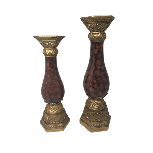 Vintage D'Lusso Designs Valley Cottage, NY Candle Holders (2) - A+ Stuff