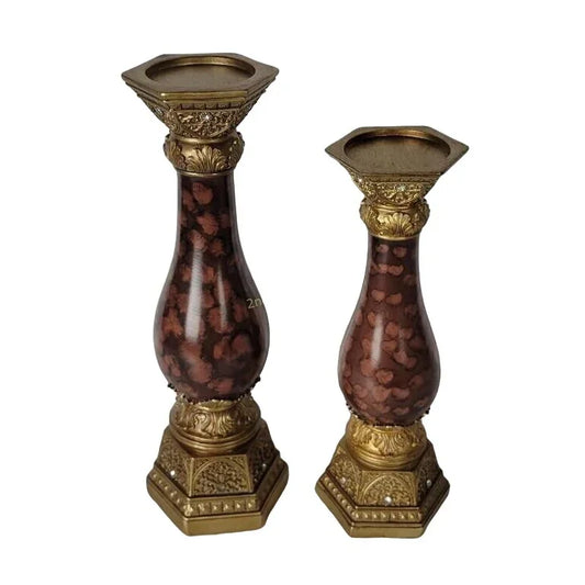 Vintage D'Lusso Designs Valley Cottage, NY Candle Holders (2) - A+ Stuff