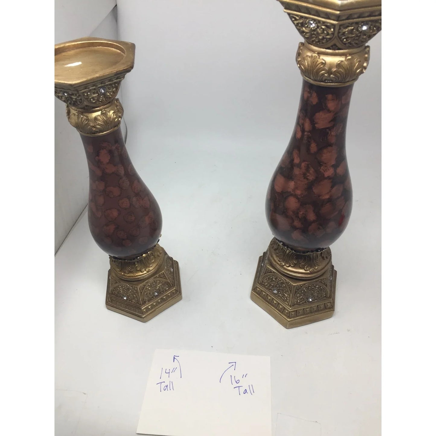 Vintage D'Lusso Designs Valley Cottage, NY Candle Holders (2) - A+ Stuff