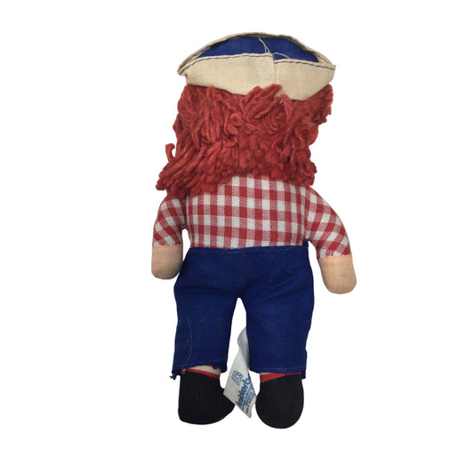 Vintage Knickerbocker Raggedy Andy Miniature Plush Doll