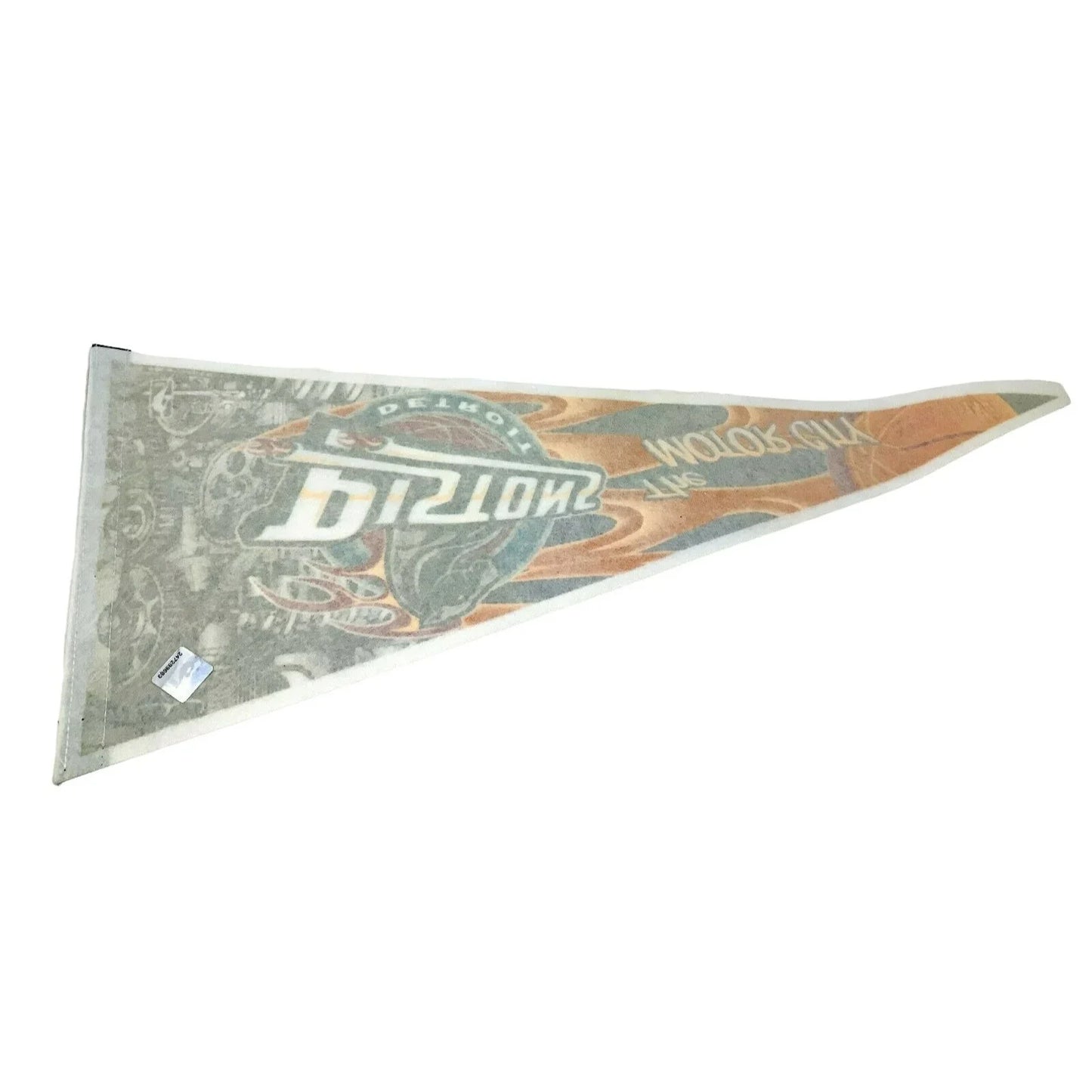 DETROIT PISTONS 1990s Era PENNANT Bold Color NBA Basketball - A+ Stuff