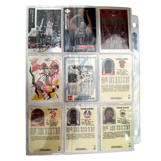 1989 NBA Hoops Basketball Trading Cards Set Featuring Earvin Johnson Patrick Ewing & More