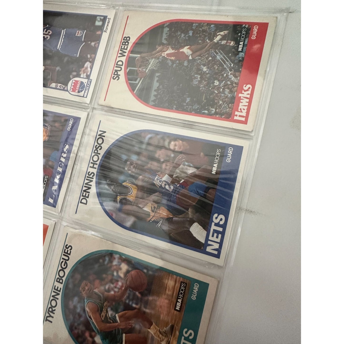 1989 NBA Hoops Basketball Trading Cards Set Featuring Earvin Johnson Patrick Ewing & More