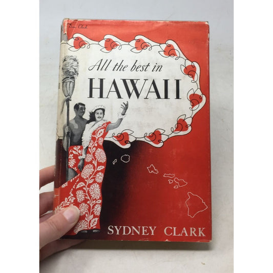 hardcover copy of the vintage travel guide All the Best in Hawaii by Sydney Clark unbranded A+ Stuff Sheet Music