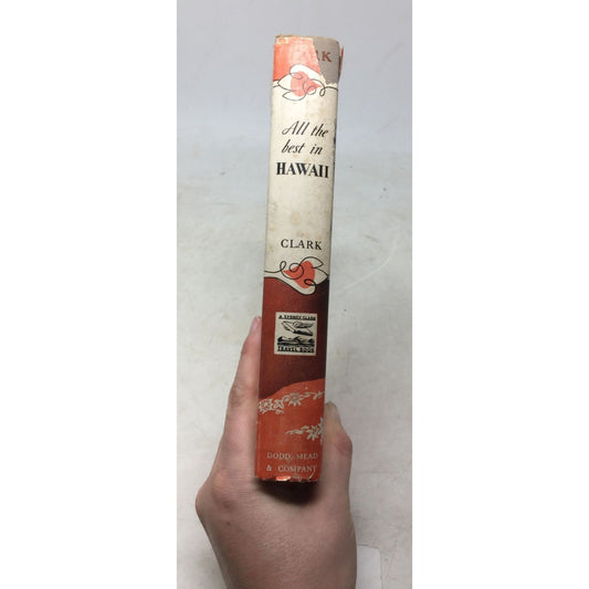 hardcover copy of the vintage travel guide All the Best in Hawaii by Sydney Clark unbranded A+ Stuff Sheet Music