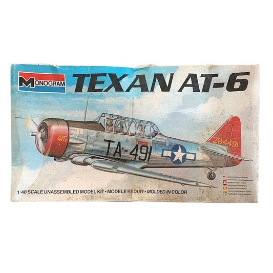 Monogram- Texan AT-6 Airplane model - 1:48 scale - Mostly together