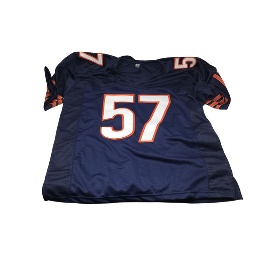 Jack Sanborn Autographed Navy Blue Short Sleeved Jersey Size XL