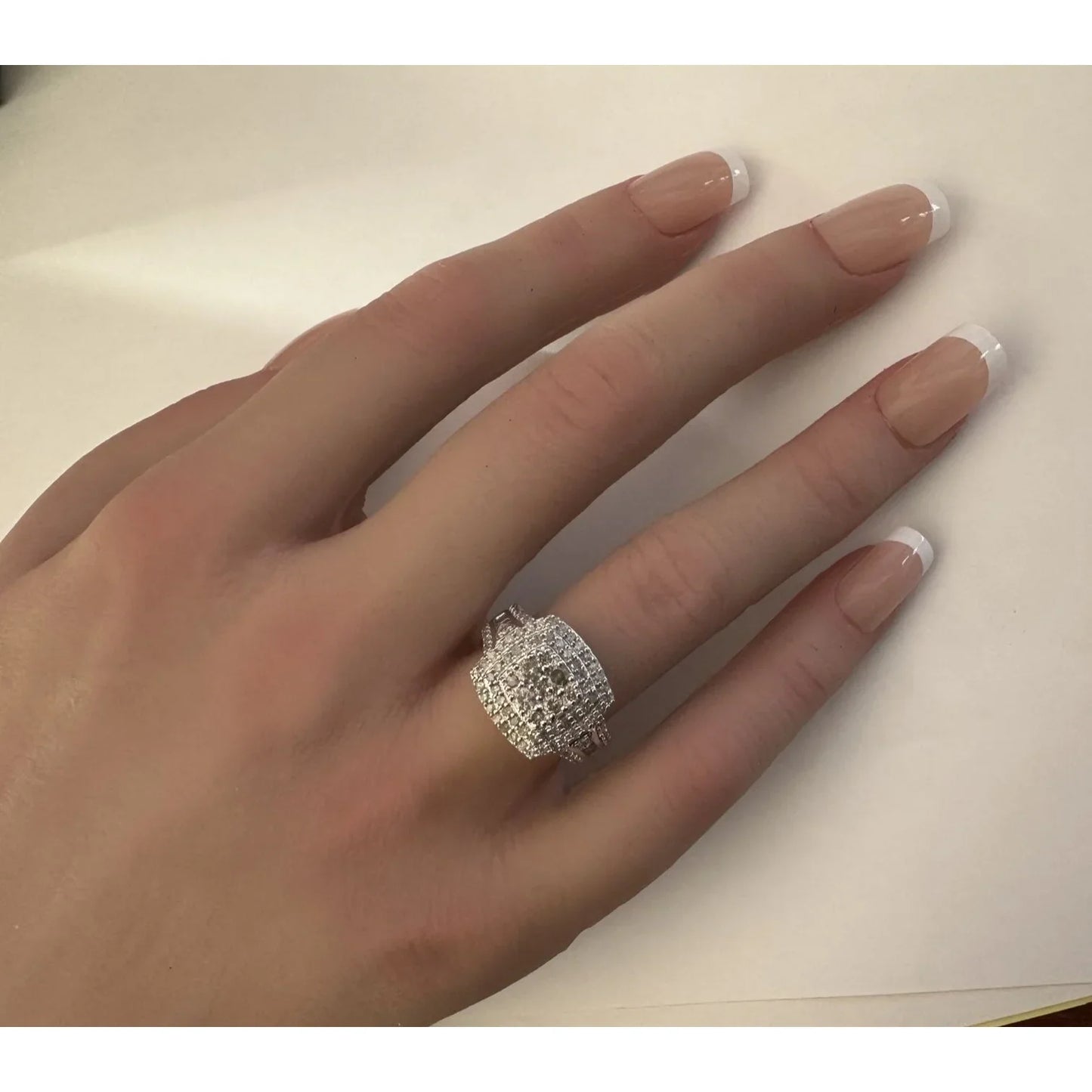 Beautiful 1.00 Carat Natural Cushion Cut Diamond Ring Size 6.25 - A+ Stuff