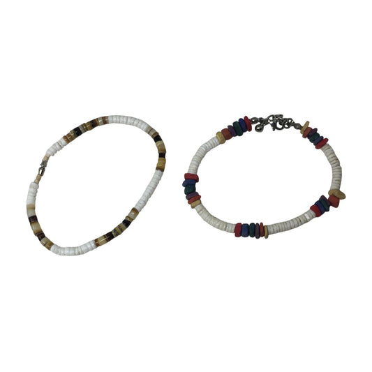 Women's Puka Shell Bracelets (2)
