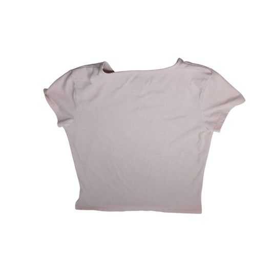 Wonder Nation Pink Short sleeved Tee Shirt Girl's Size XL (14/16)