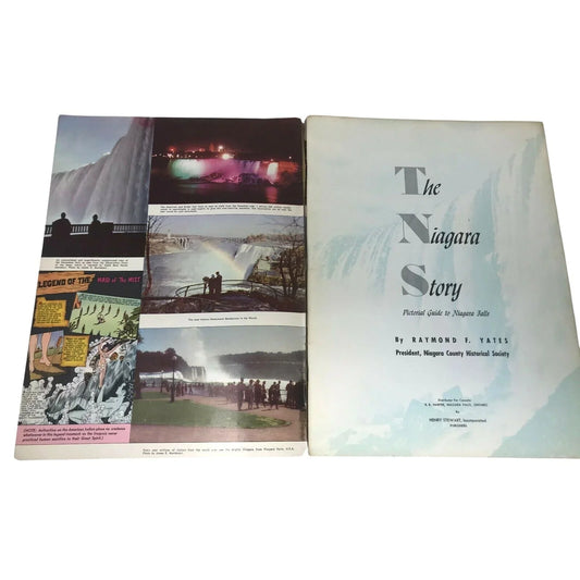 The NIAGARA STORY Pictorial Guide to Niagara Falls R Yates 1954 R Yates A+ Stuff Books