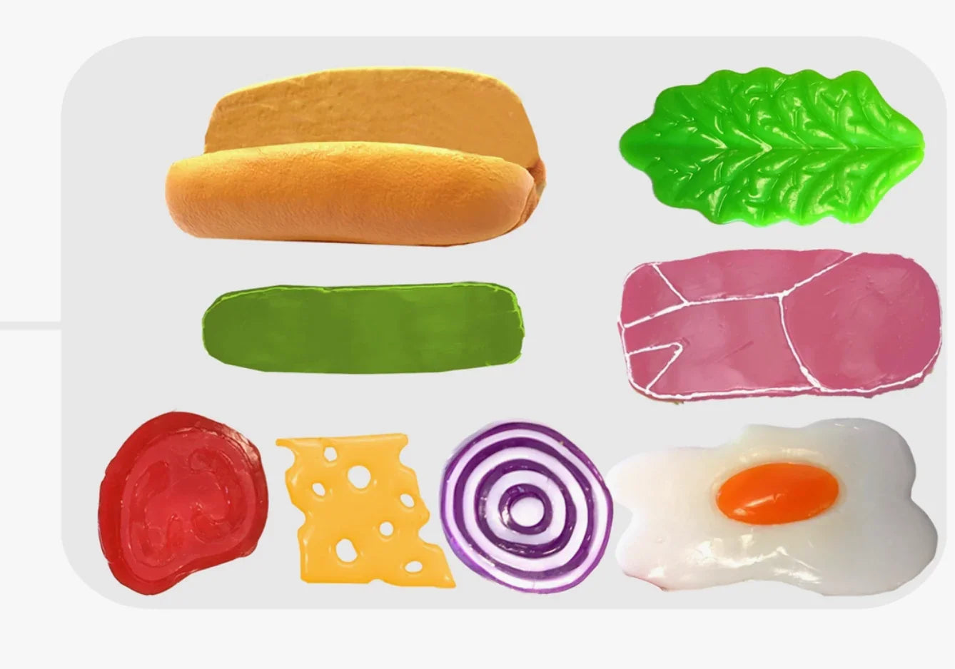 Stretcheez Fidget Snack SANDWICH Play Food for Kids - Make Your Own Stretchy Sandwich! - A+ Stuff