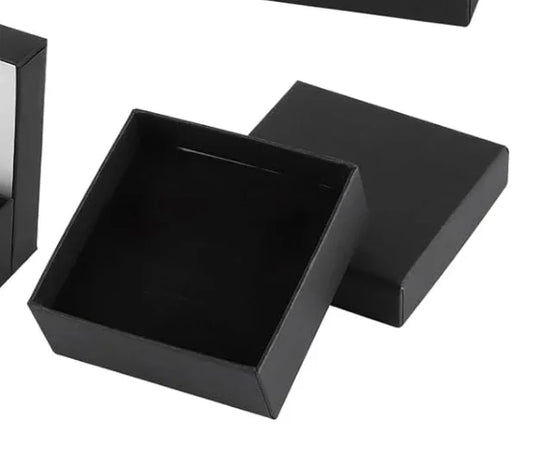 Upgrade to Square Cardboard Box with Velvet Insert for Ring, Necklace and/or Earrings - A+ Stuff