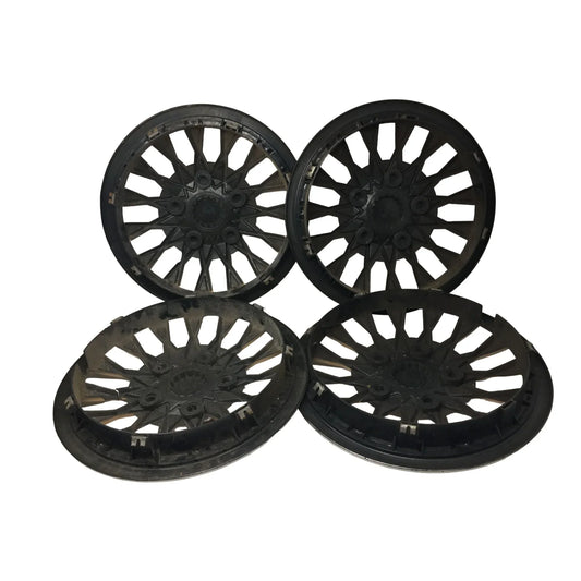 Set of 4 Plastic 14'' PAT PEND Turbine Custom Hubcaps - A+ Stuff
