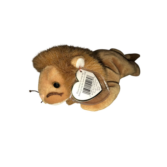 1996 Roary the Lion TY Beanie Baby TY Beanie Baby A+ Stuff Plush Toys / Stuffed Animals