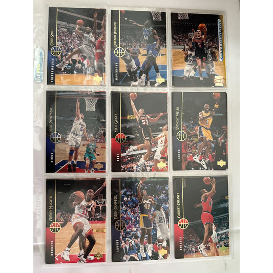 Skybox Premium & Upper Deck 1996-97 NBA Basketball Cards Featuring Players Like Shaquille O'Neal Dennis Rodman & Grant Hill