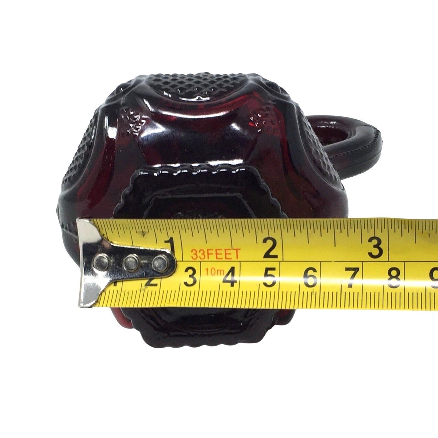 Vintage Avon 1876 Cape Cod Collection Ruby Red Glass Cruet with Stopper Avon A+ Stuff Drinking, Dining & More