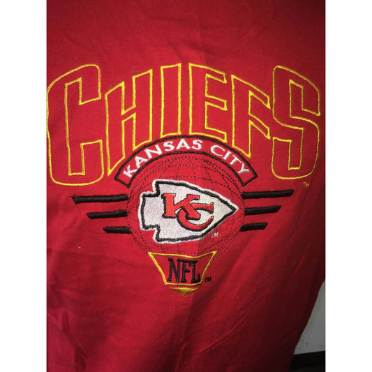Logo 7 Chiefs Kansas City NFL Men's Size large Red Tee Shirt - A+ Stuff
