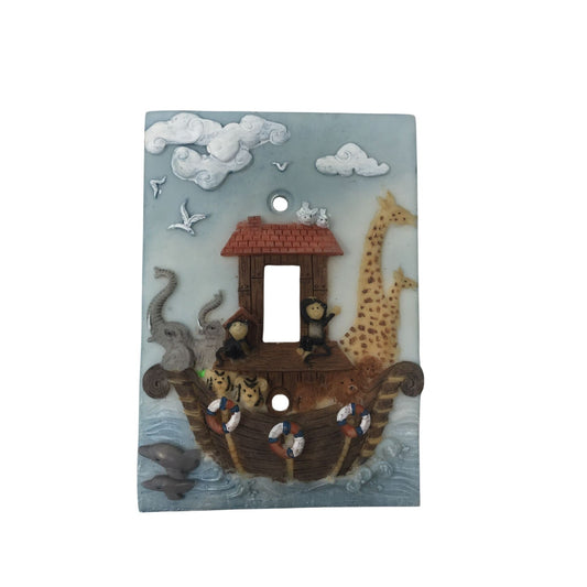 3D Noah's Ark single-toggle Light Switch Plate Cover unbranded A+ Stuff nursery decor