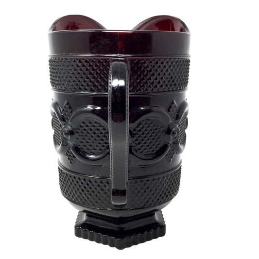 Vintage Avon 1876 Cape Cod Ruby Red Glass Water Pitcher (46 oz) AVON A+ Stuff vintage Drinkware