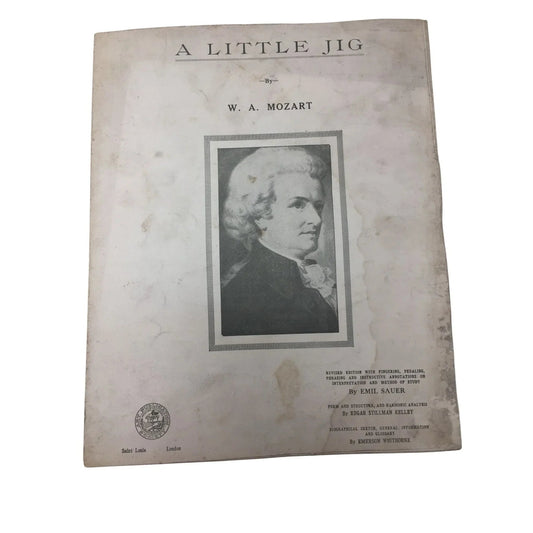 ''A LITTLE JIG'' BY W A MOZART SHEET MUSIC - A+ Stuff - SHEET MUSIC - A+ Stuff