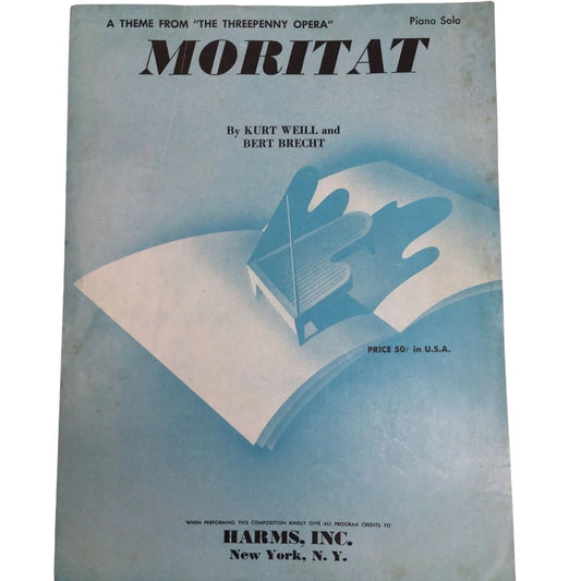A Theme from ''The Threepenny Opera'' Moritat - Sheet Music Book - A+ Stuff - Sheet Music - A+ Stuff