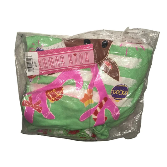 Komar Kids - Girls Christmas Pajamas - Reindeer with ornaments on antlers - Girls size 6/6X - A+ Stuff