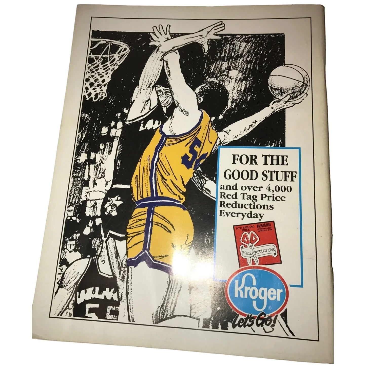 Vintage 1970s-1990s Basketball Programs- Detroit, Eastern MI, Houston, Toledo - A+ Stuff