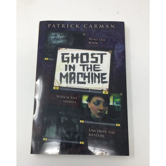 Ghost in The Machine Book with Book Cover by Patrick Carman - A+ Stuff