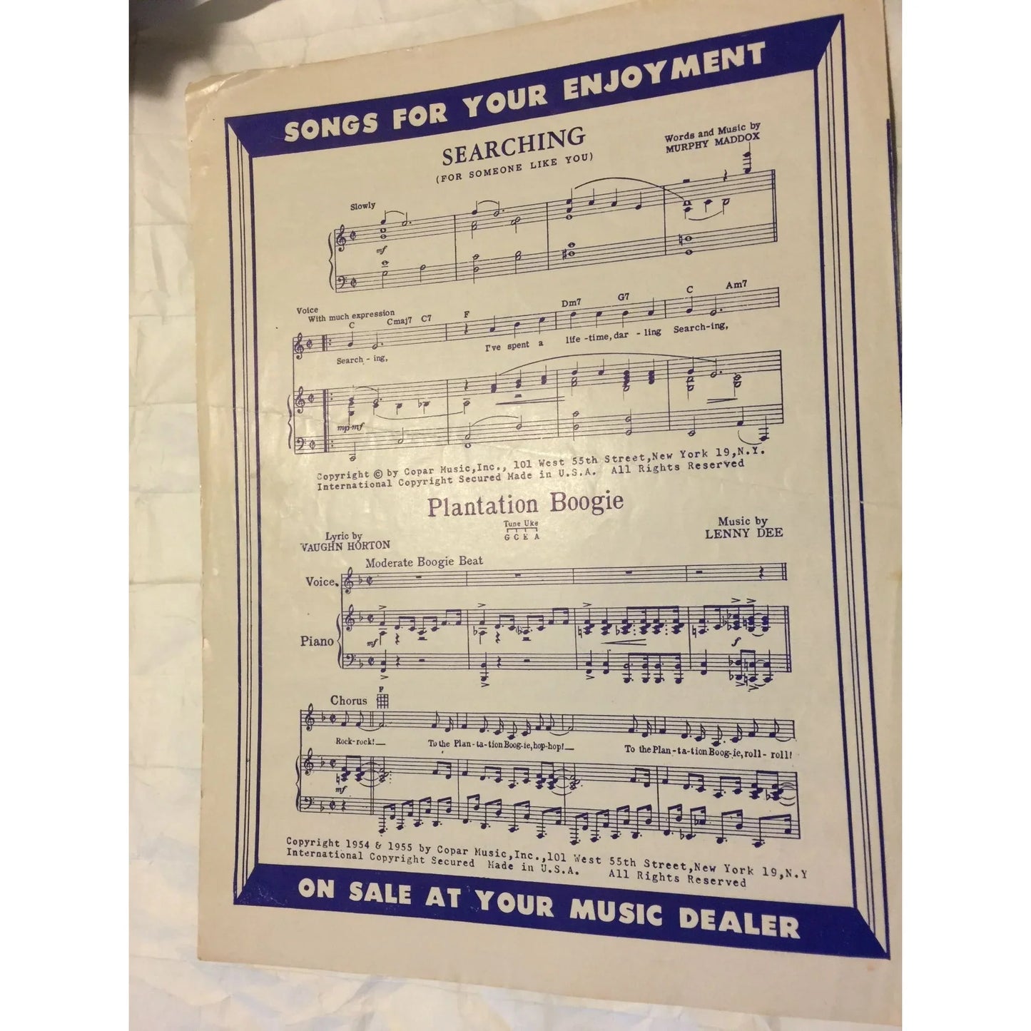 My Special Angel By Jimmy Duncan Vintage Sheet Music - A+ Stuff
