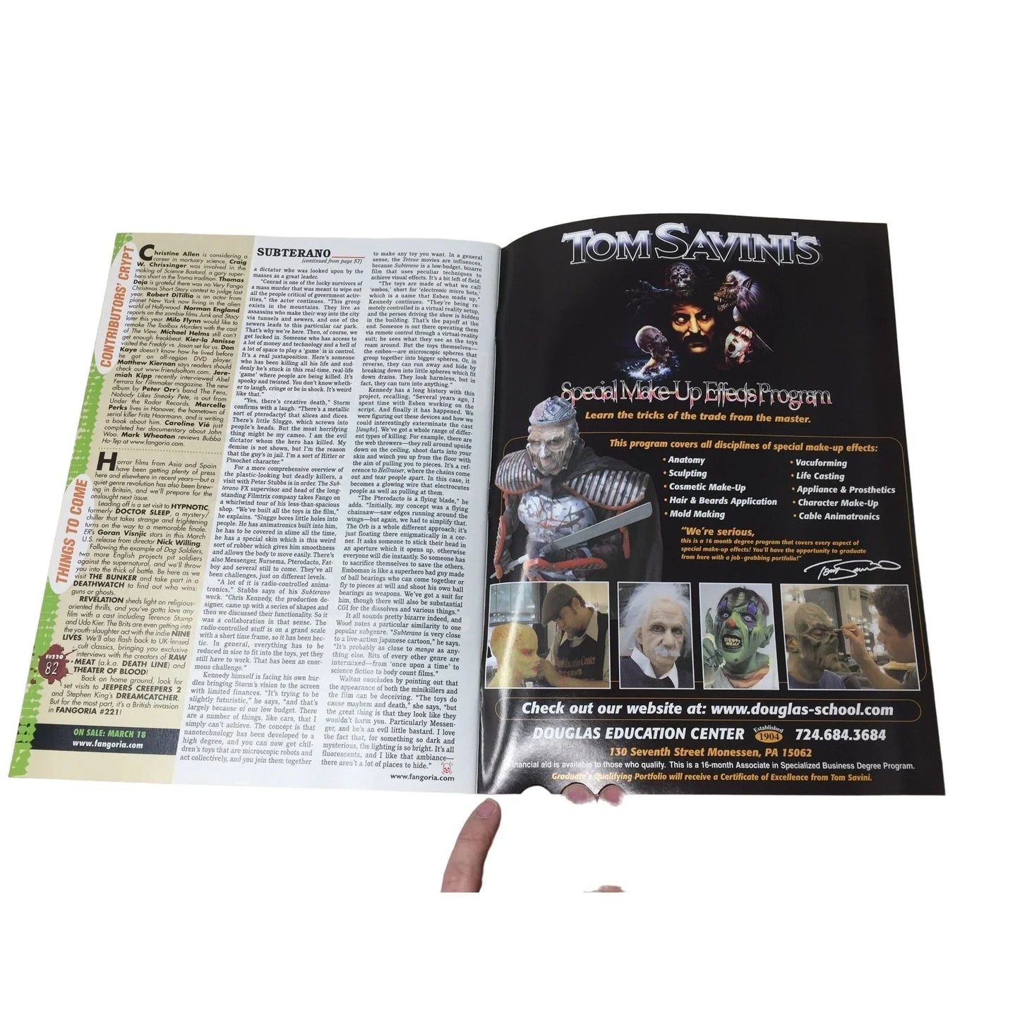 Fangoria- Darkness Falls- Pray for Daylight Magazine #220 Special Issue: Sexy and Scary Women of Horror A+ Stuff A+ Stuff