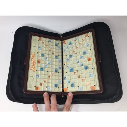 Travel Scrabble Game Folio Edition w/ Zipper Case - A+ Stuff