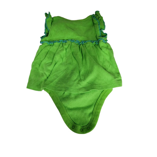 Faded Glory Green/Blue Onesie Size 0-3M for Baby Girl - A+ Stuff
