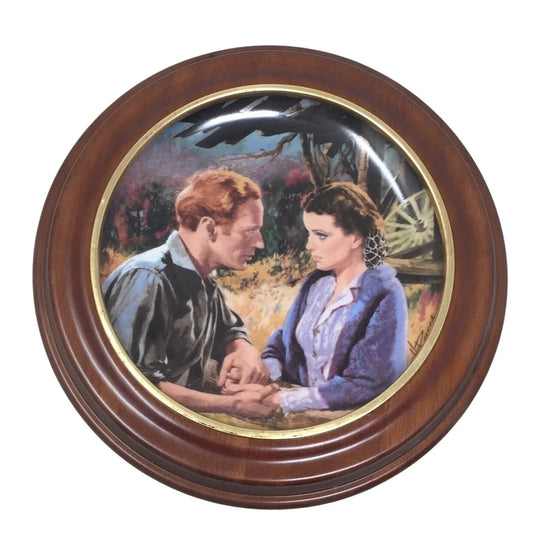 Vintage 1988 Collectible Plate- Scarlett and Ashley After the War by Howard Rogers - A+ Stuff