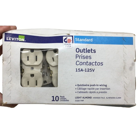 Leviton Standard Outlets 10 Pack New in Open Box leviton A+ Stuff