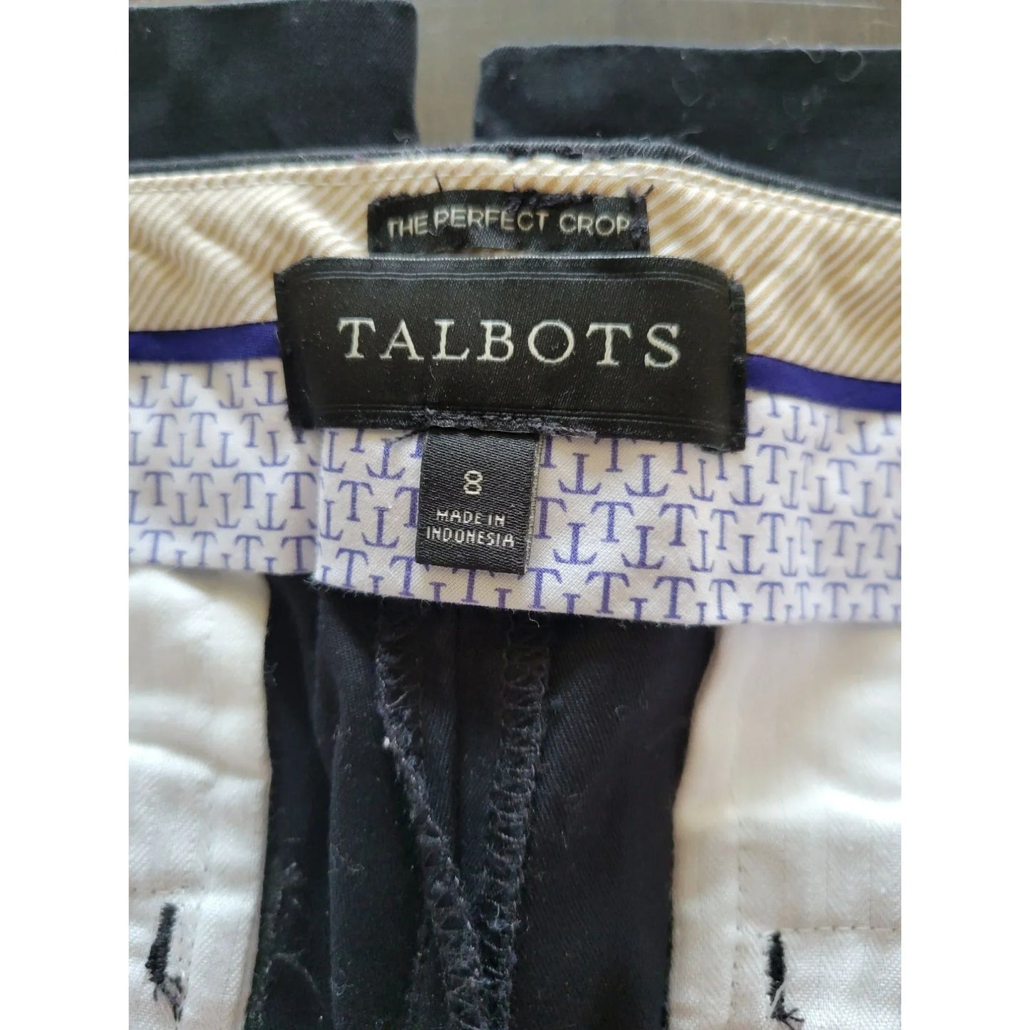 Women's Talbots Dress Pants size 8 The Perfect Crop talbots A+ Stuff