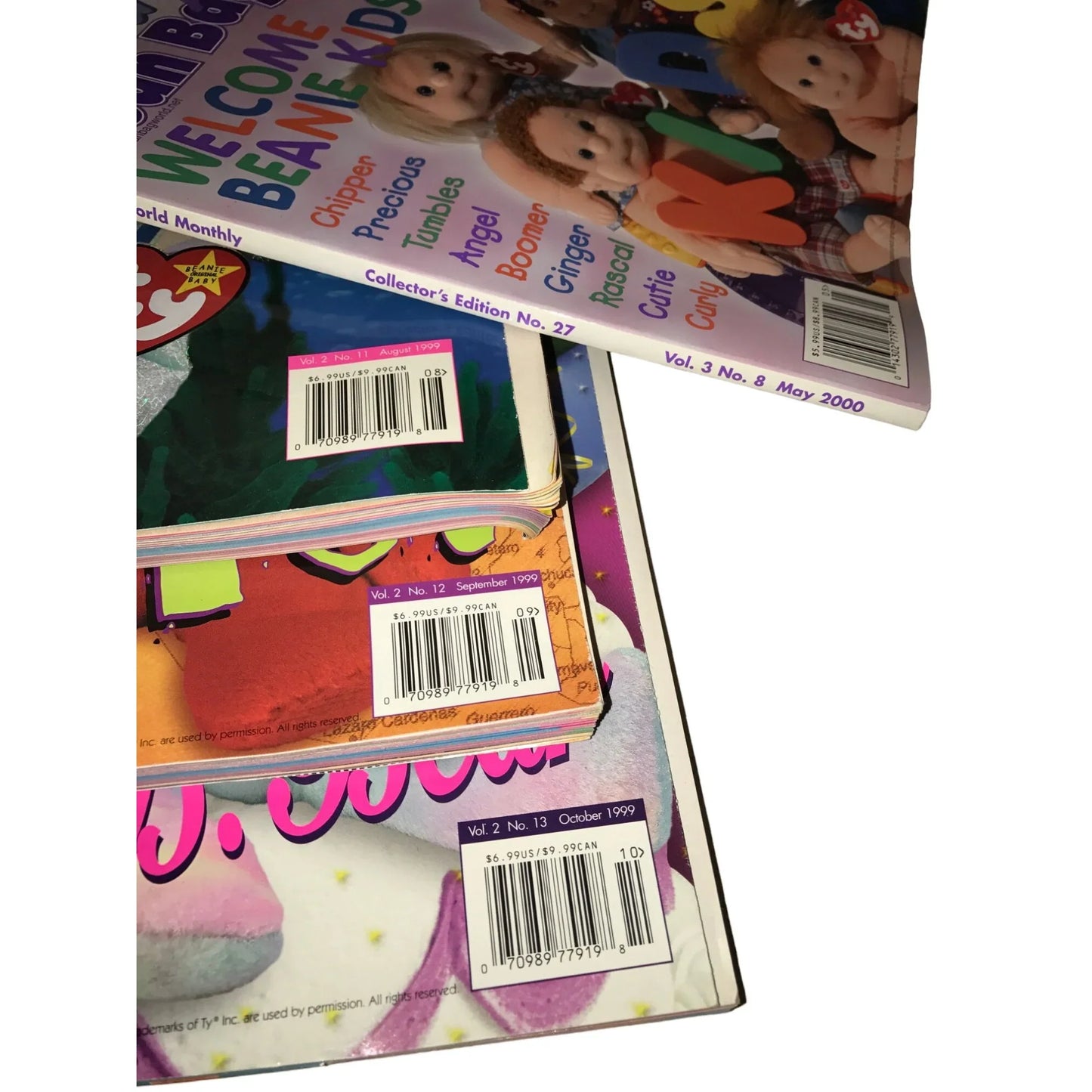 Mary Beth's Bean Bag World Monthly Set of 4 Vintage Collectible Magazines - A+ Stuff