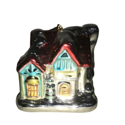 Small Christmas House Holiday Decor Christmas Tree Ornament - A+ Stuff